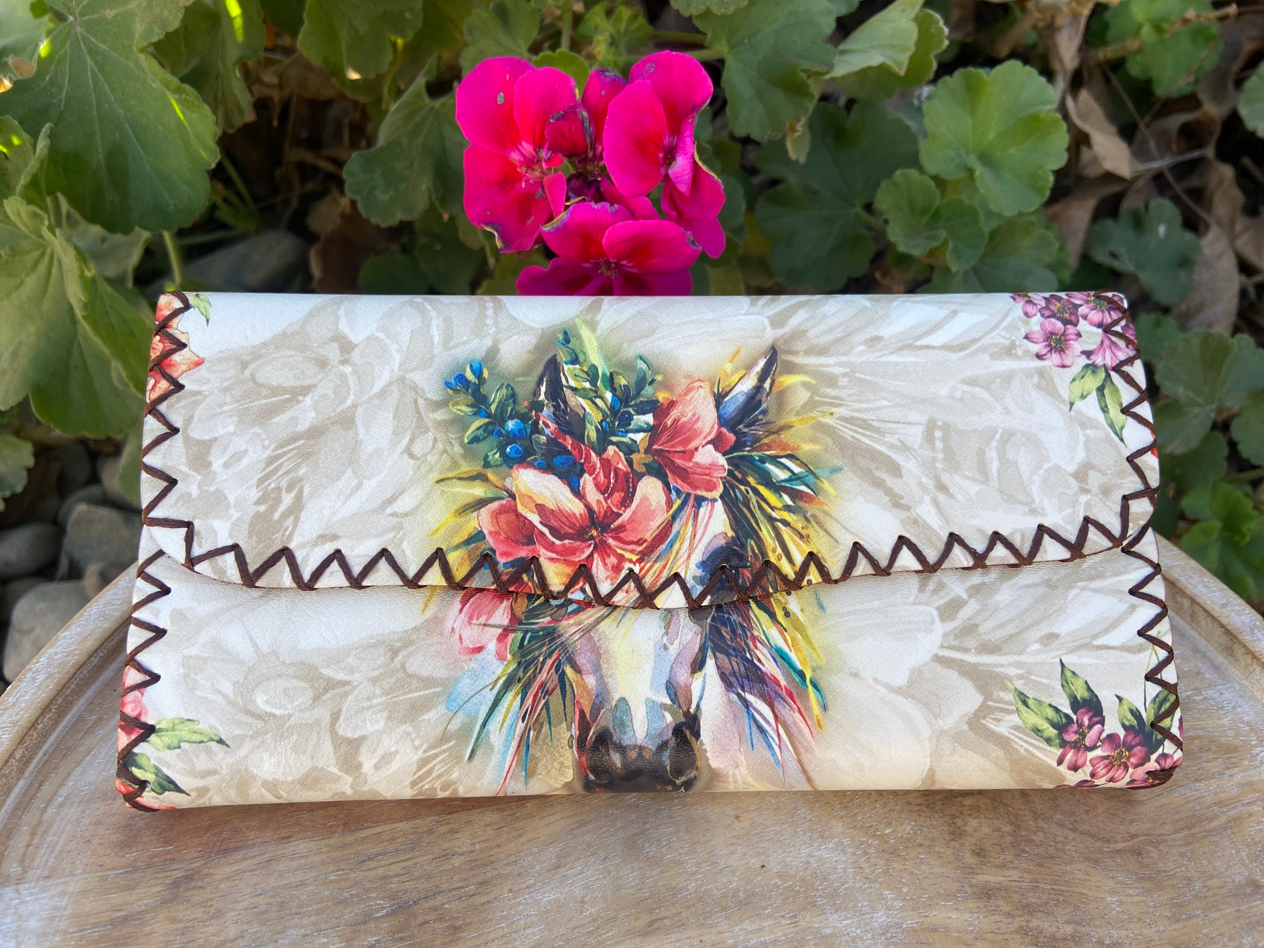 Harmony Wallet (Floral Horse)