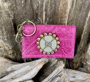 Barbie Becca "G" Card-Holder in Pink Paisley