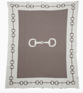 Equestrian Snaffle Bit Throw