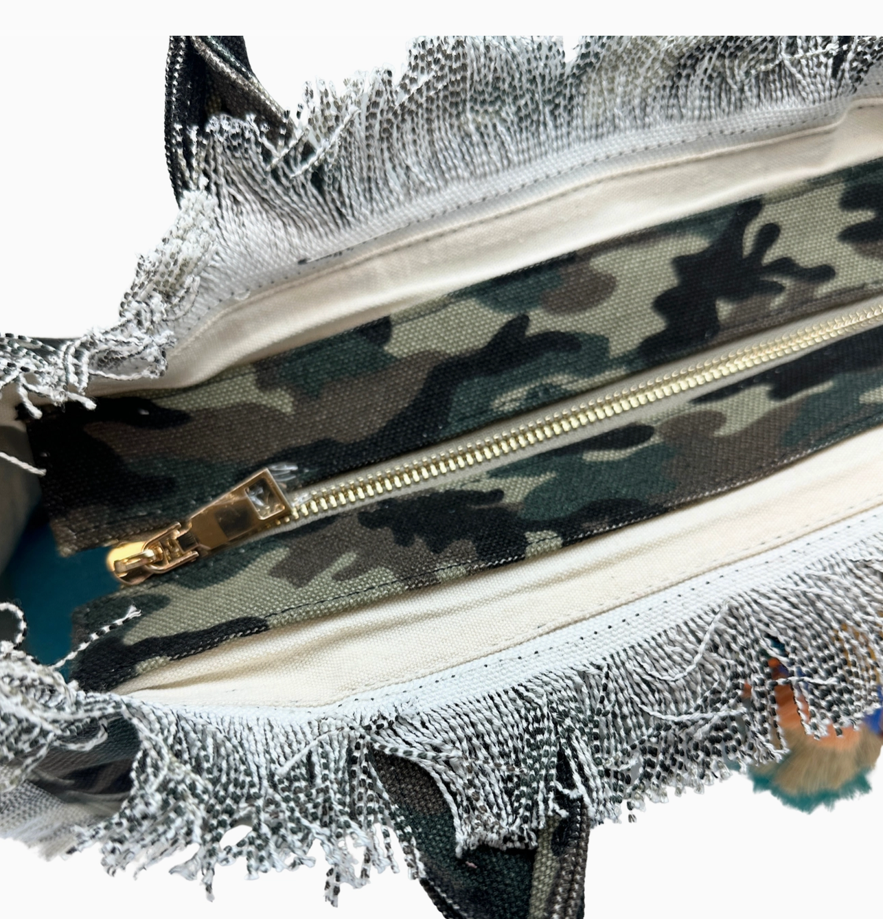 小物 Y's camo dyeing fringe design stole 小物 Y's camo dyeing fringe design stole Amazon.com: Camo