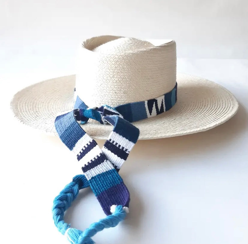 Marisol Rancher (White with Blue Band)