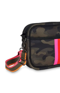 Graysen Mini (Camo with Pink & Orange Stripe)