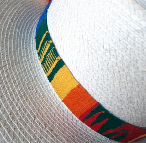 Marisol Rancher (White with Rainbow Band)