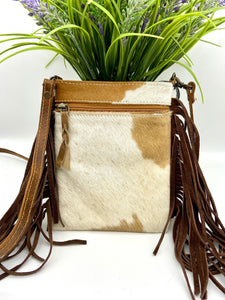 Sonora (light brown Crossbody with fringe)