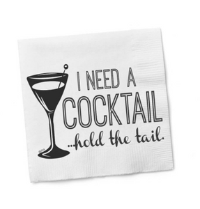 "I Need A Cocktail" Cocktail Napkins