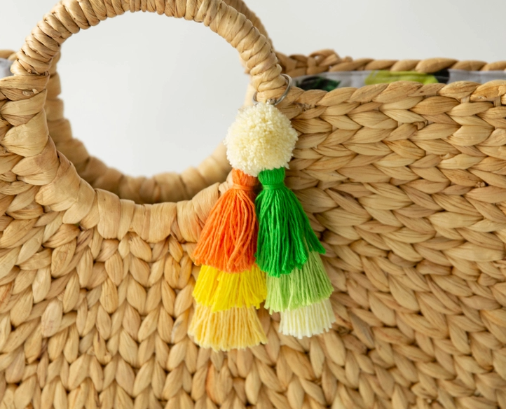 Maddy Bag (Lemon Market with Tassel)