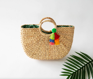 Maddy Bag (Palm Market Bag with Tassel)