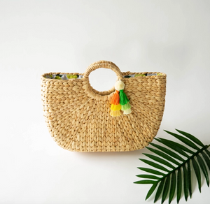 Maddy Bag (Lemon Market with Tassel)