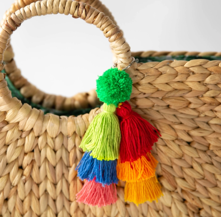 Maddy Bag (Palm Market Bag with Tassel)