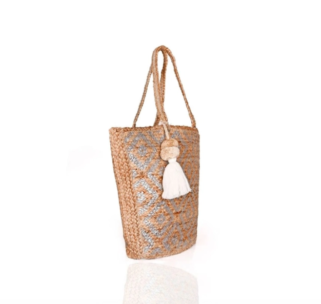 Maddy Bag (Jute Silver Metric)