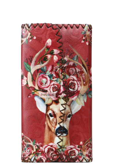 Harmony Wallet (Scarlet Deer)