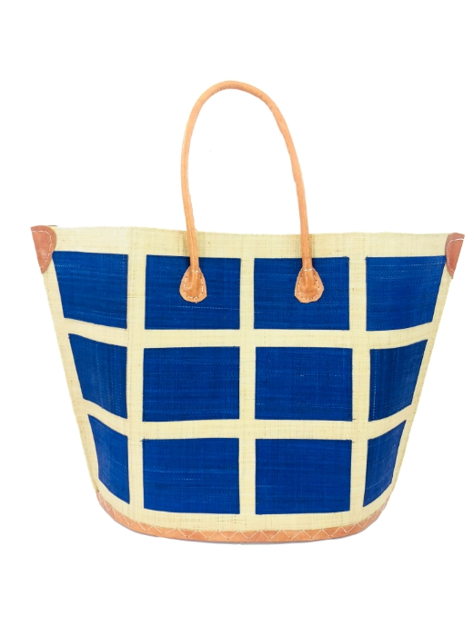 Maddy Bag (Day Tripper - Navy Squares)