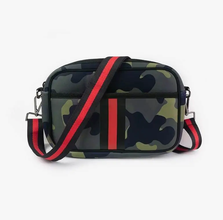 Brooks Mini (Camo with Red & Black Stripe)